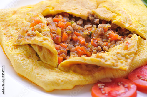 Omelet with herbs