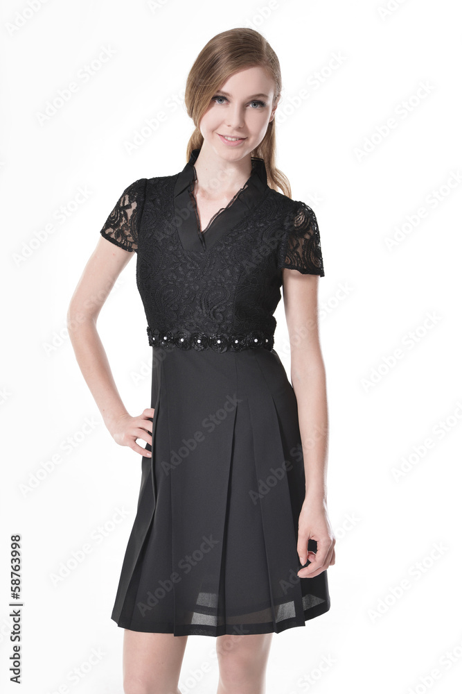 A photo of beautiful girl is in fashion style, posing in studio A photo of beautiful girl is in fashion style, posing in studio