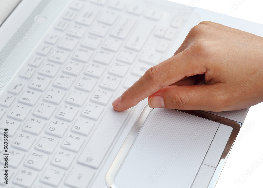 finger pushing the space bar button finger pushing the space bar button