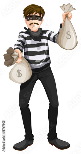 A cash robbery