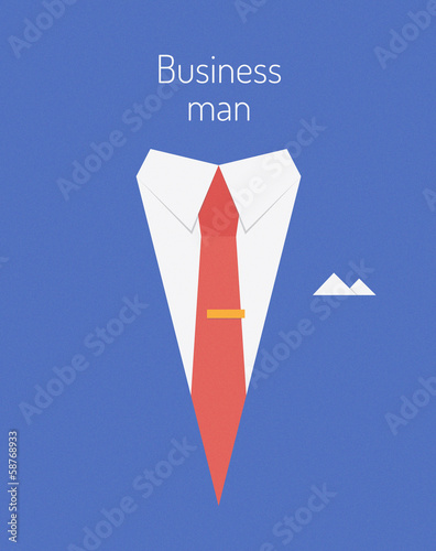 Business leader concept illustration