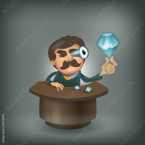 Diamond. Vector format