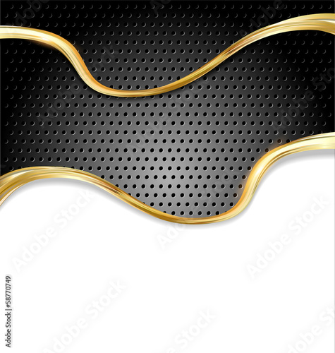 Abstract gold metallic background