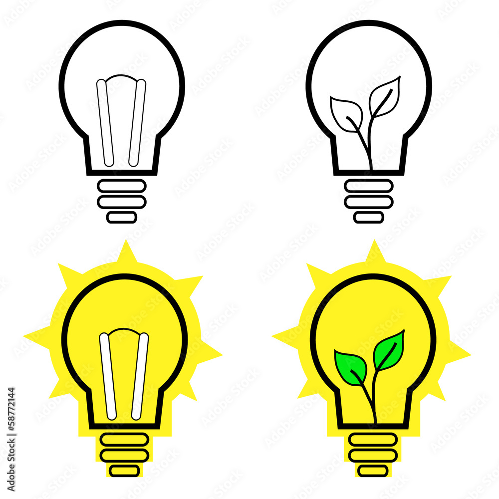 light bulb isolated on white light bulb isolated on white