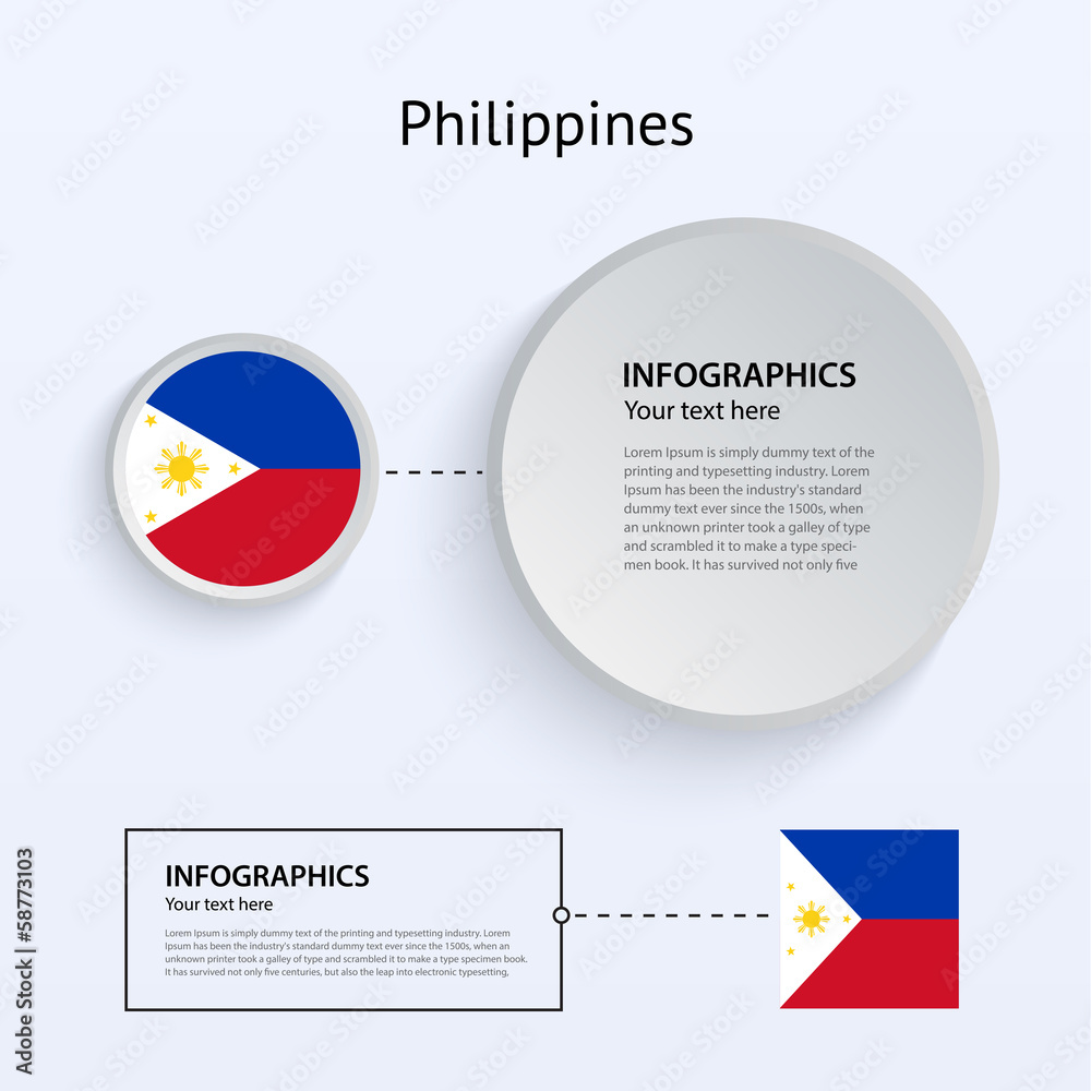 Philippines Country Set of Banners. Philippines Country Set of Banners.