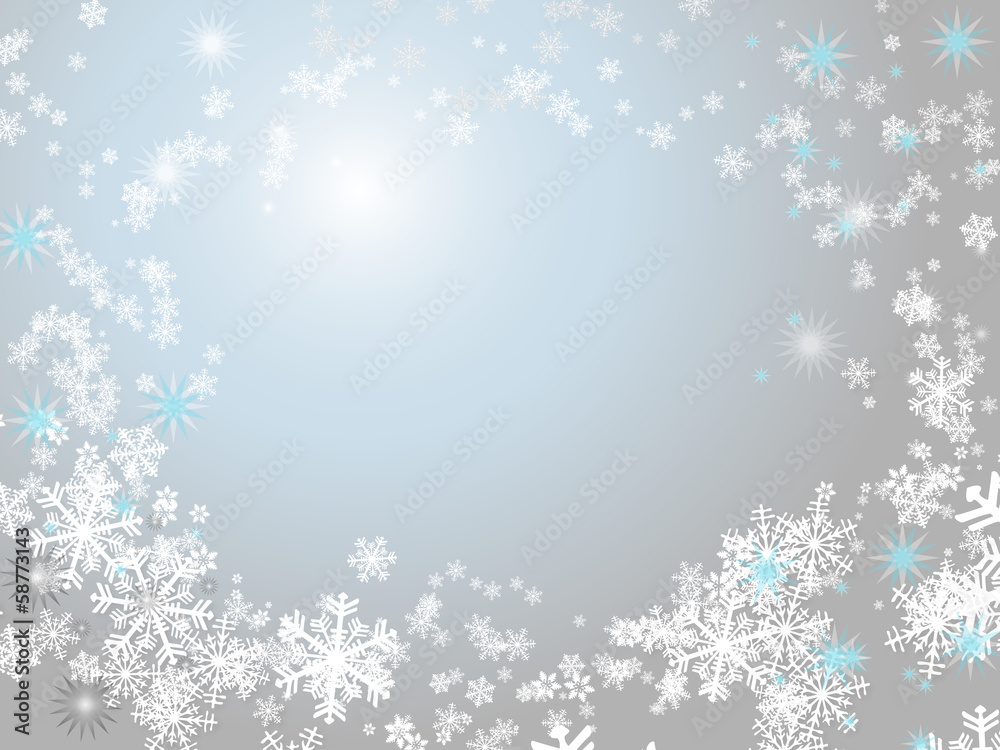 Hintergrund Schnee Glitzer Sterne hellblau Hintergrund Schnee Glitzer Sterne hellblau