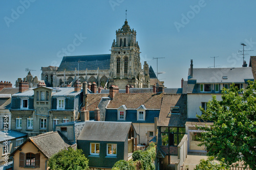 France, small town of Gisors in Normandie photo