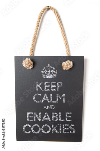 Keep calm and enable cookies