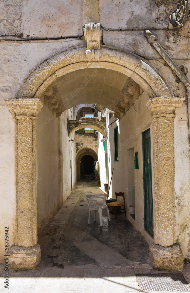 Alleyway. Poggiardo. Puglia. Italy.