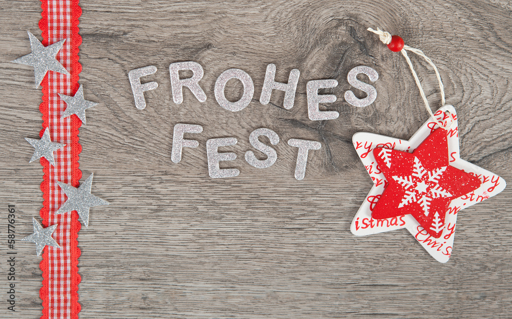 Fototapeta premium Frohes Fest