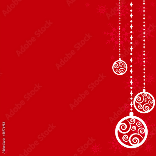 Christmas red background.