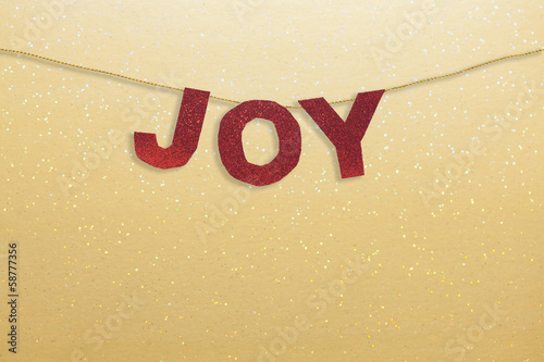 Joy Christmas Decoration photo