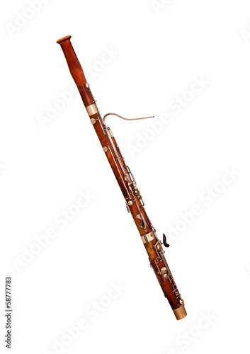 Bassoon Isolated on white