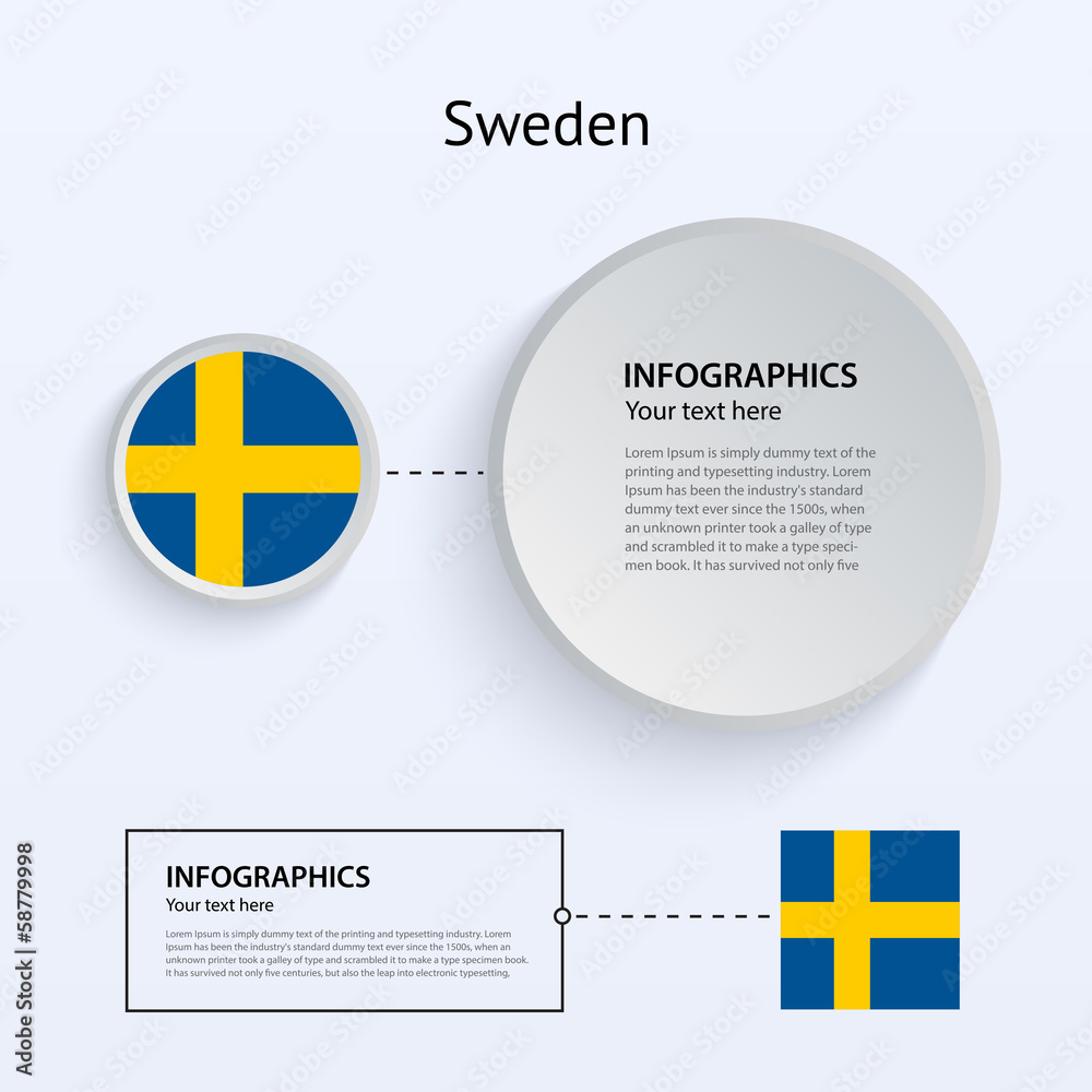 Sweden Country Set of Banners. Sweden Country Set of Banners.