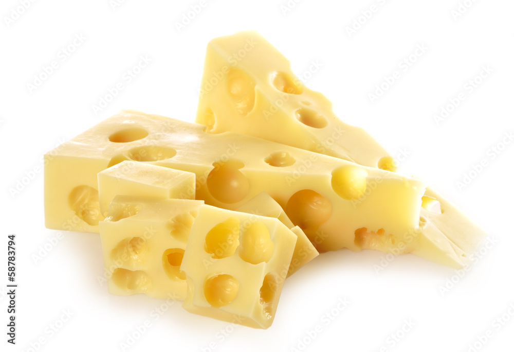 Pedazos de queso