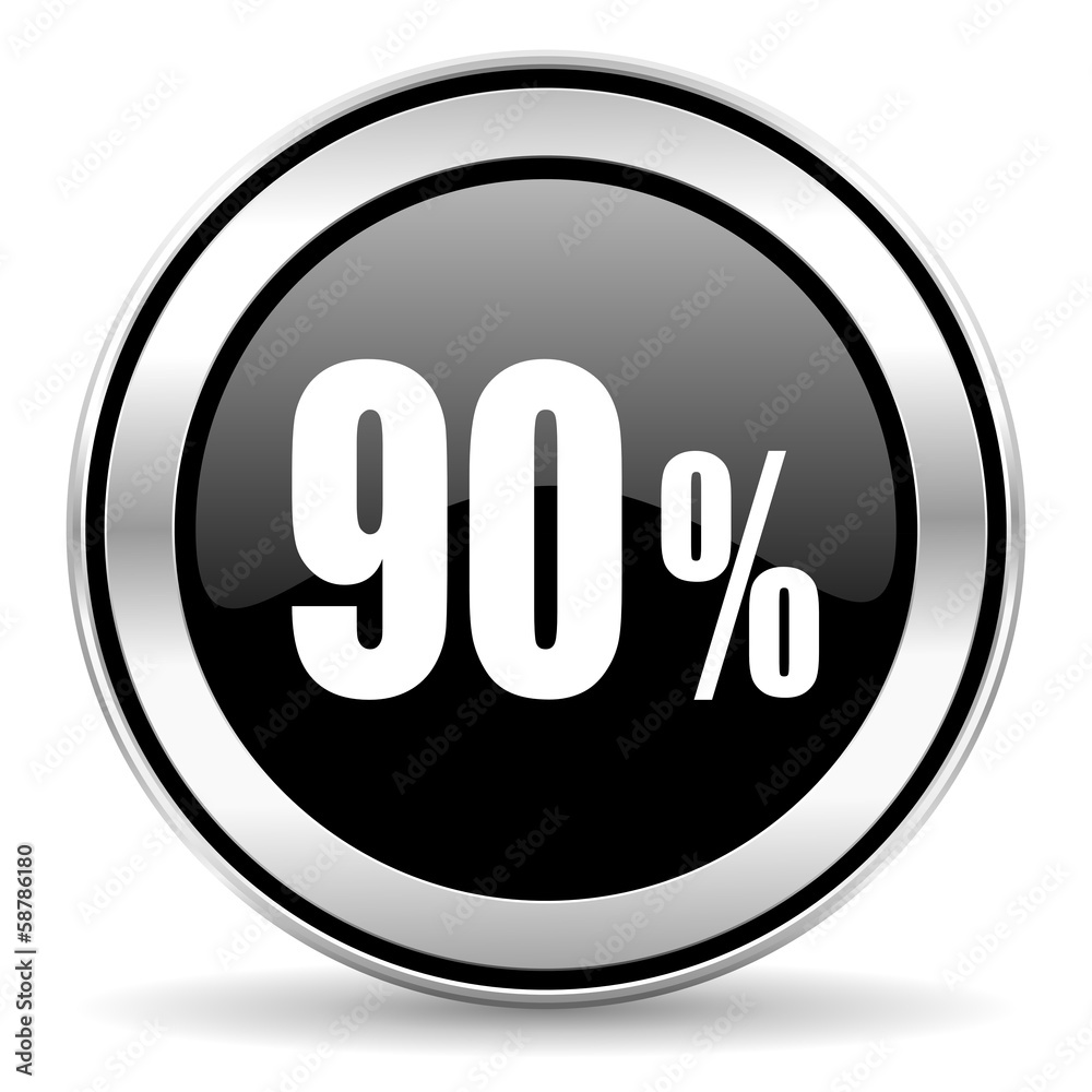 90 percent icon 90 percent icon