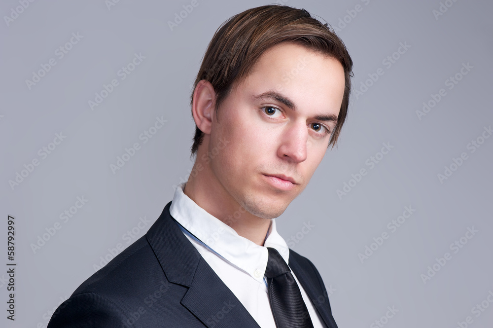 Close up portrait of a confident businessman Close up portrait of a confident businessman