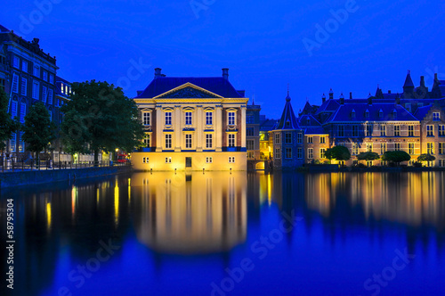 Mauritshuis Museum by Night, The Hague photo