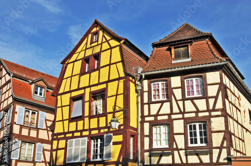 Colmar, Alsazia - case tradizionali