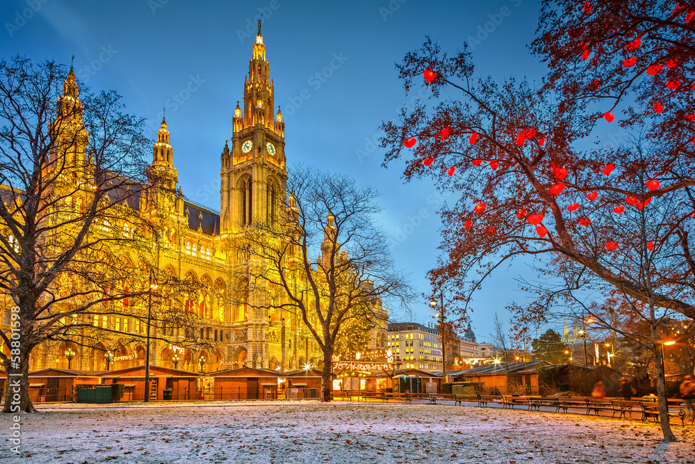 Obraz premium Vienna town hall