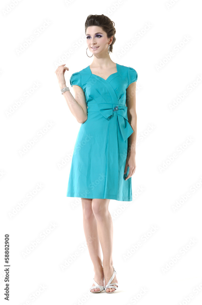 Full body Attractive young fashion model posing Full body Attractive young fashion model posing
