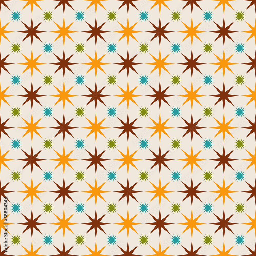 Seamless abstract pattern with stars Seamless abstract pattern with stars