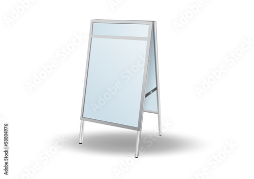 Blank sandwich board