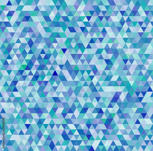 Colorful triangles geometric seamless pattern