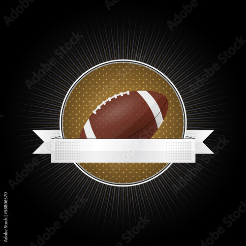 American Football emblem