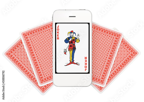 Spielen auf einem Smartphone