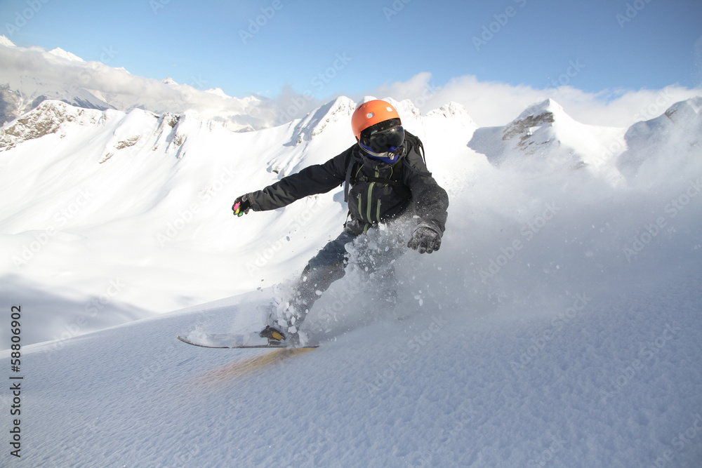 Snowboard freerider Snowboard freerider