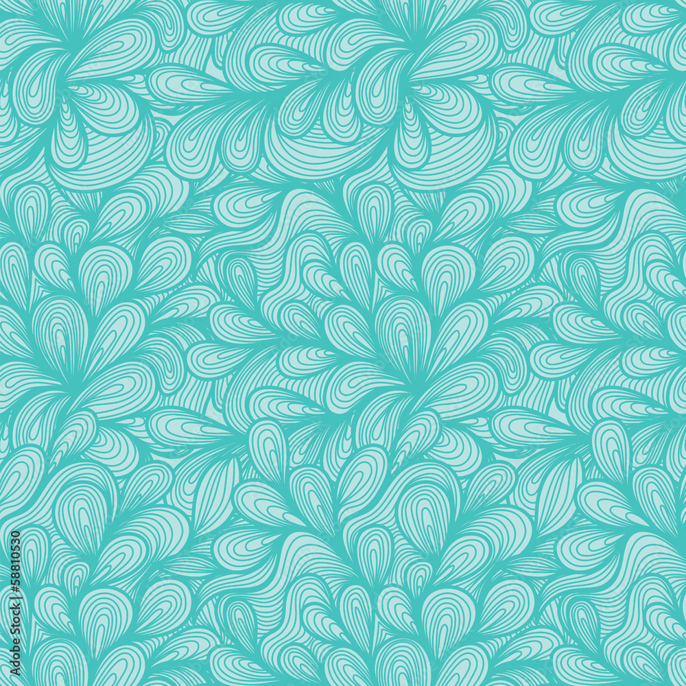 Seamless Pattern Cute Cartoon Swirls