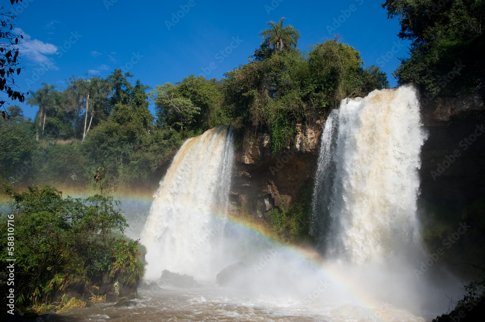 Twin Falls at Iguazu Falls