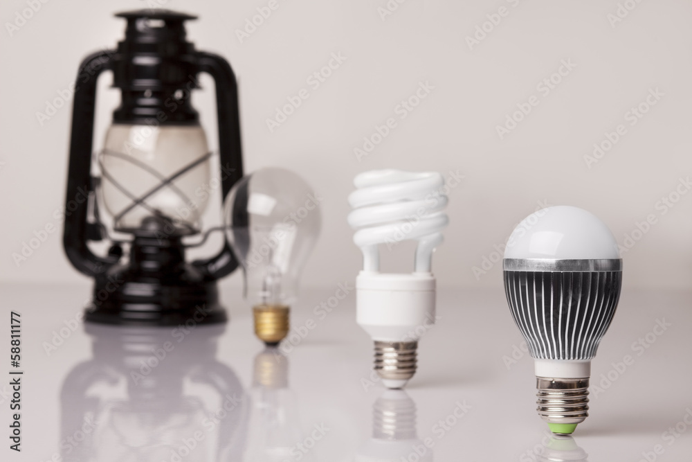 evolution of lighting with different lighting items evolution of lighting with different lighting items