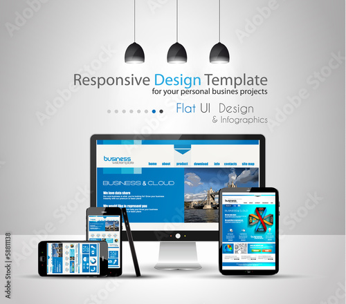 Modern devices mockups
