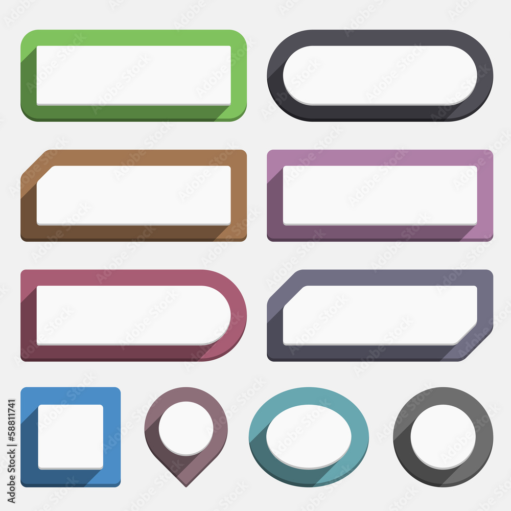 Flat Buttons Flat Buttons