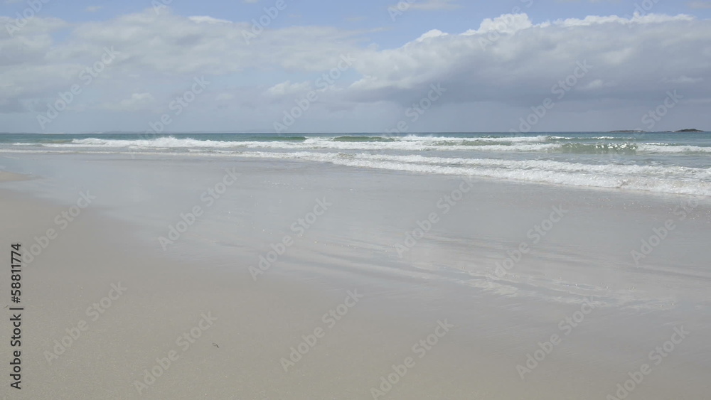 Home Beach on Stradbroke Island, Queenslan Home Beach on Stradbroke Island, Queenslan