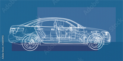car blueprint