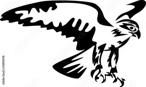 stylized falcon