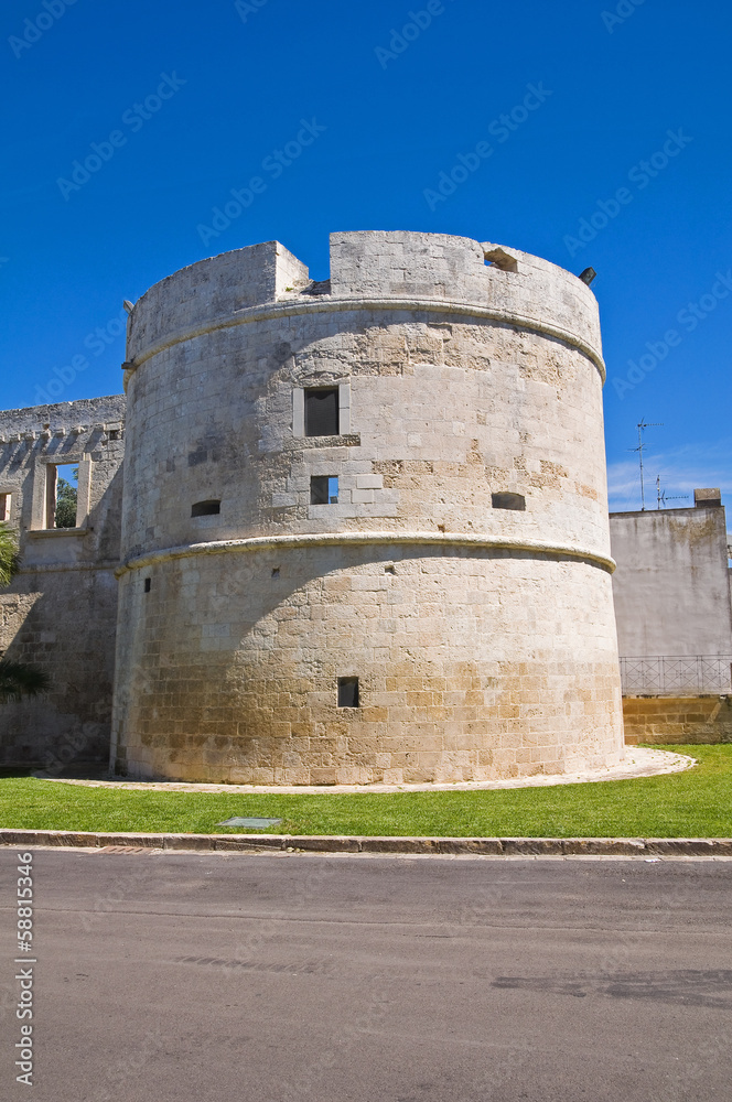 Castle of Palmariggi. Puglia. Italy.