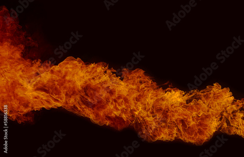 Fire explosion , Blaze Fire flames background