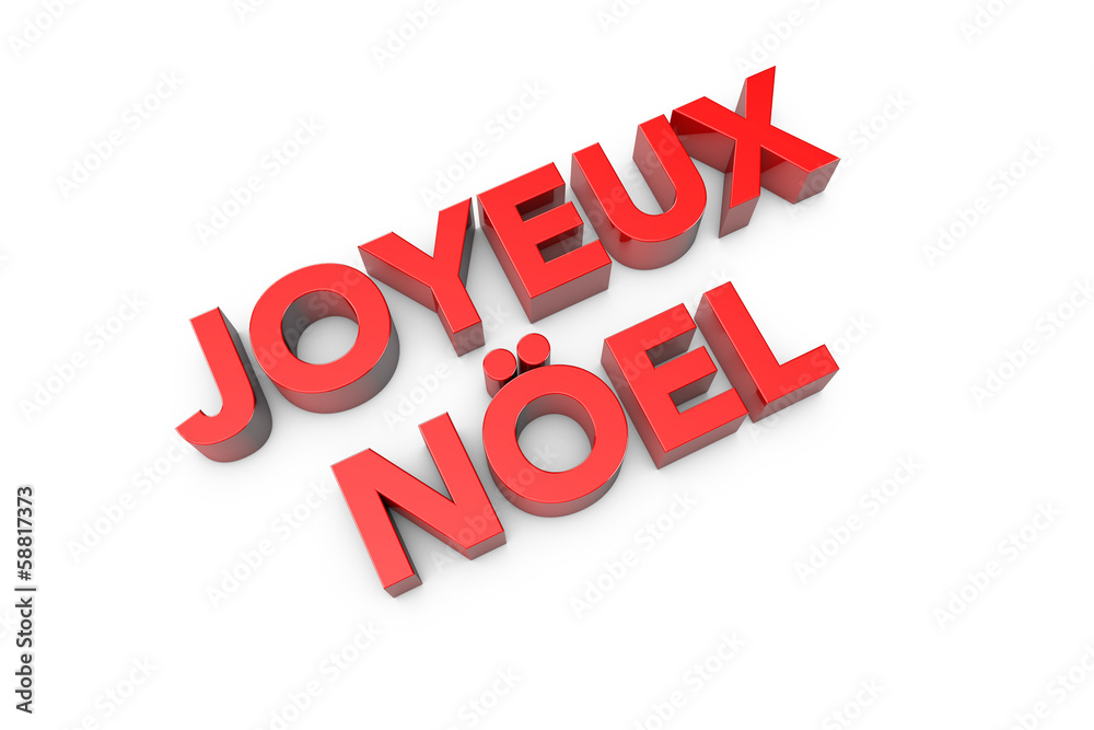3d computer generated joyeux noel text 3d computer generated joyeux noel text