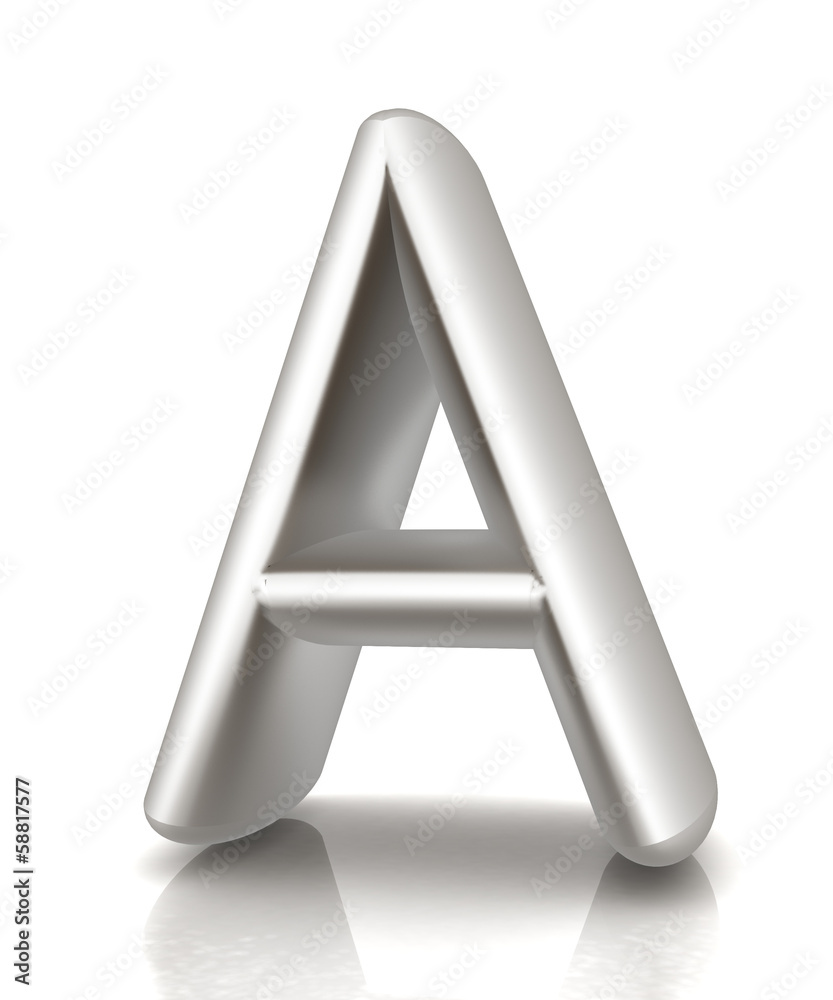 3D metall letter 3D metall letter