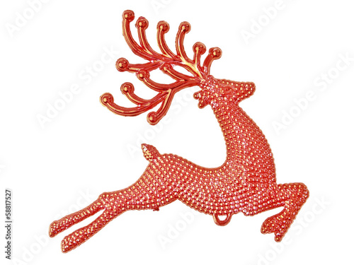 red reindeer christmas