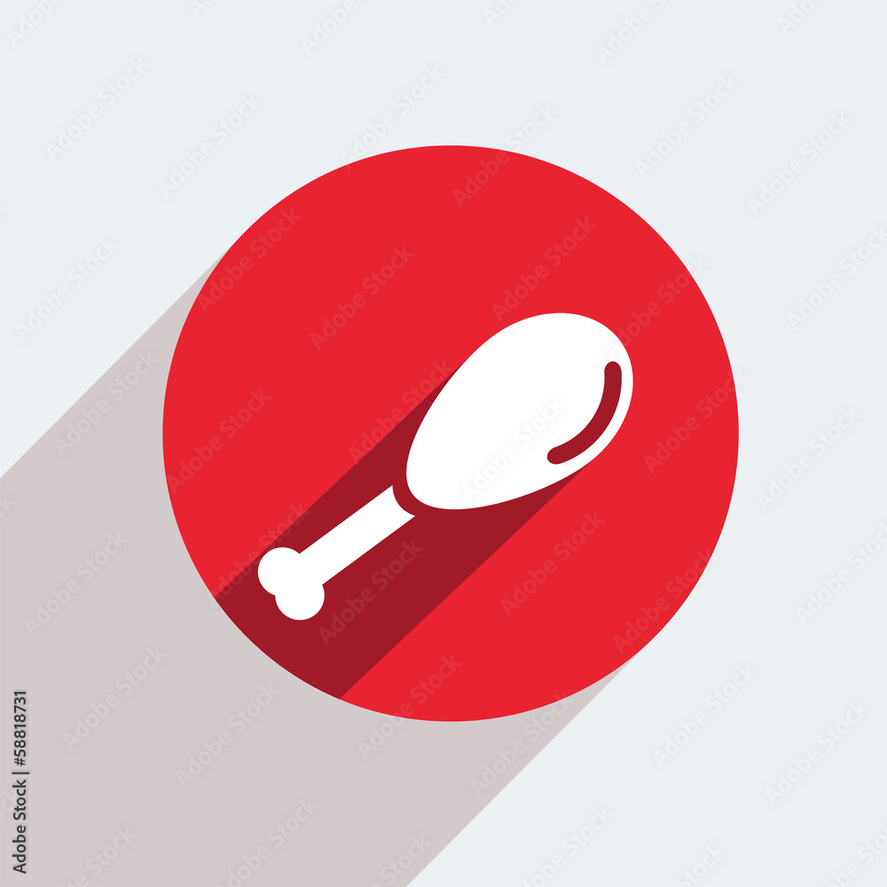 Vector red circle icon on gray background. Eps10 Vector red circle icon on gray background. Eps10