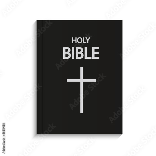Vector bible on white background. Eps 10
