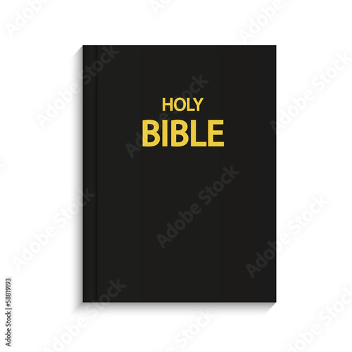 Vector bible on white background. Eps 10