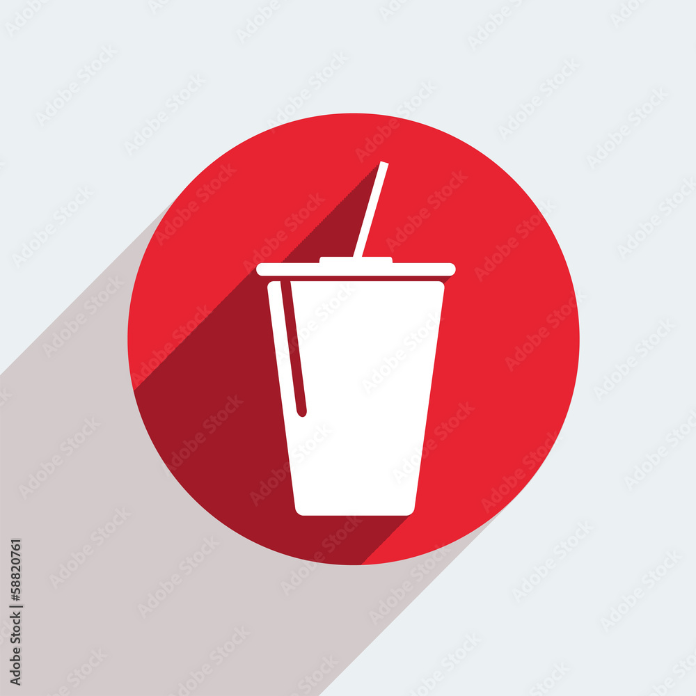 Vector red circle icon on gray background. Eps10 Vector red circle icon on gray background. Eps10
