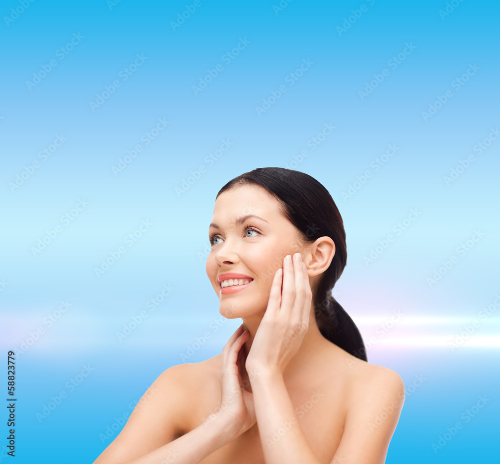 smiling young woman smiling young woman