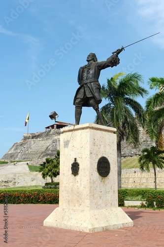 Blas de Leso Monumento in Cartagena photo